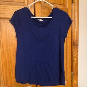 Classic Women's Navy Pocket Tee